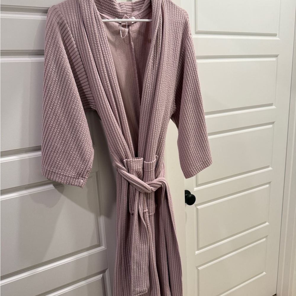 Bliss Mauve Textured Robe